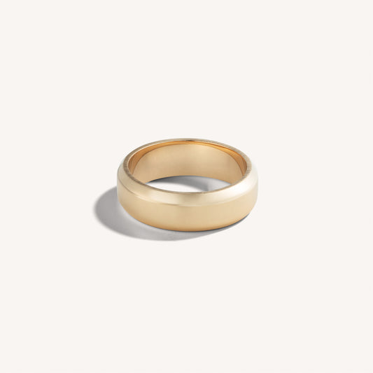 Polished Beveled Ring