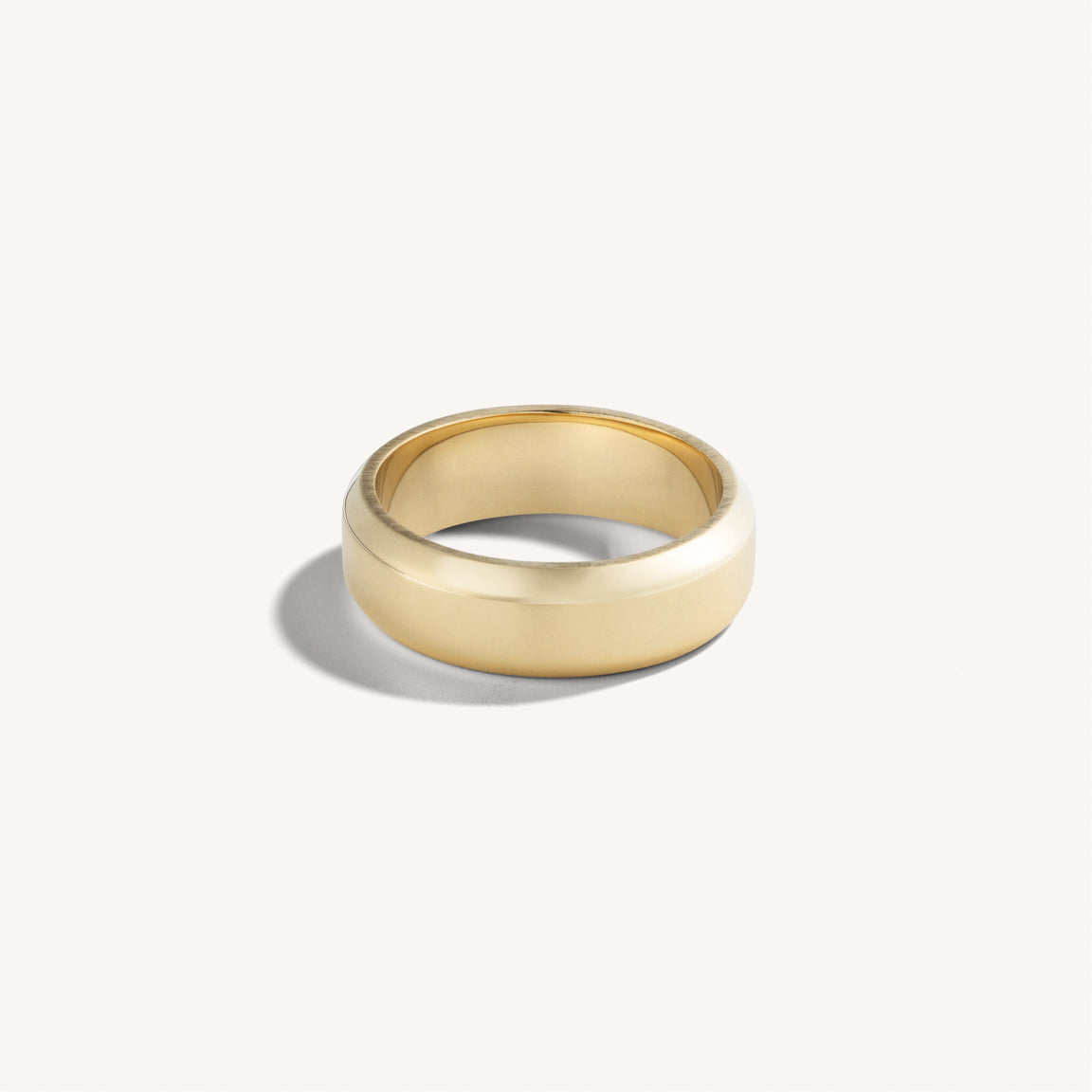 Polished Beveled Ring