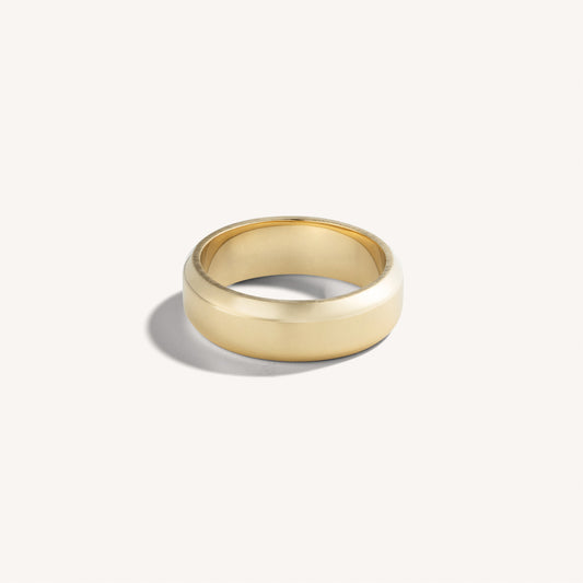 Polished Beveled Ring