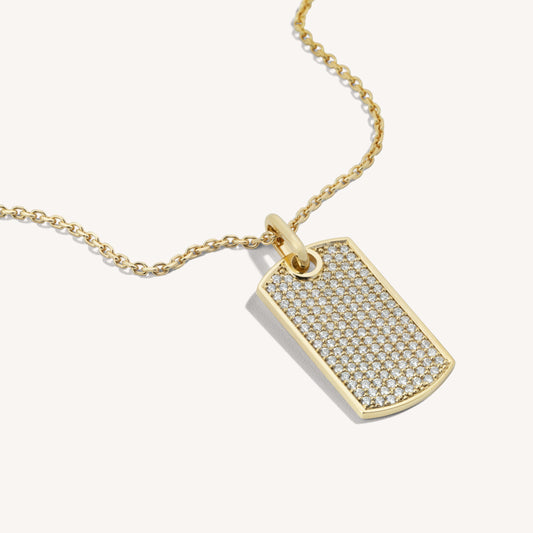Diamond Dog Tag