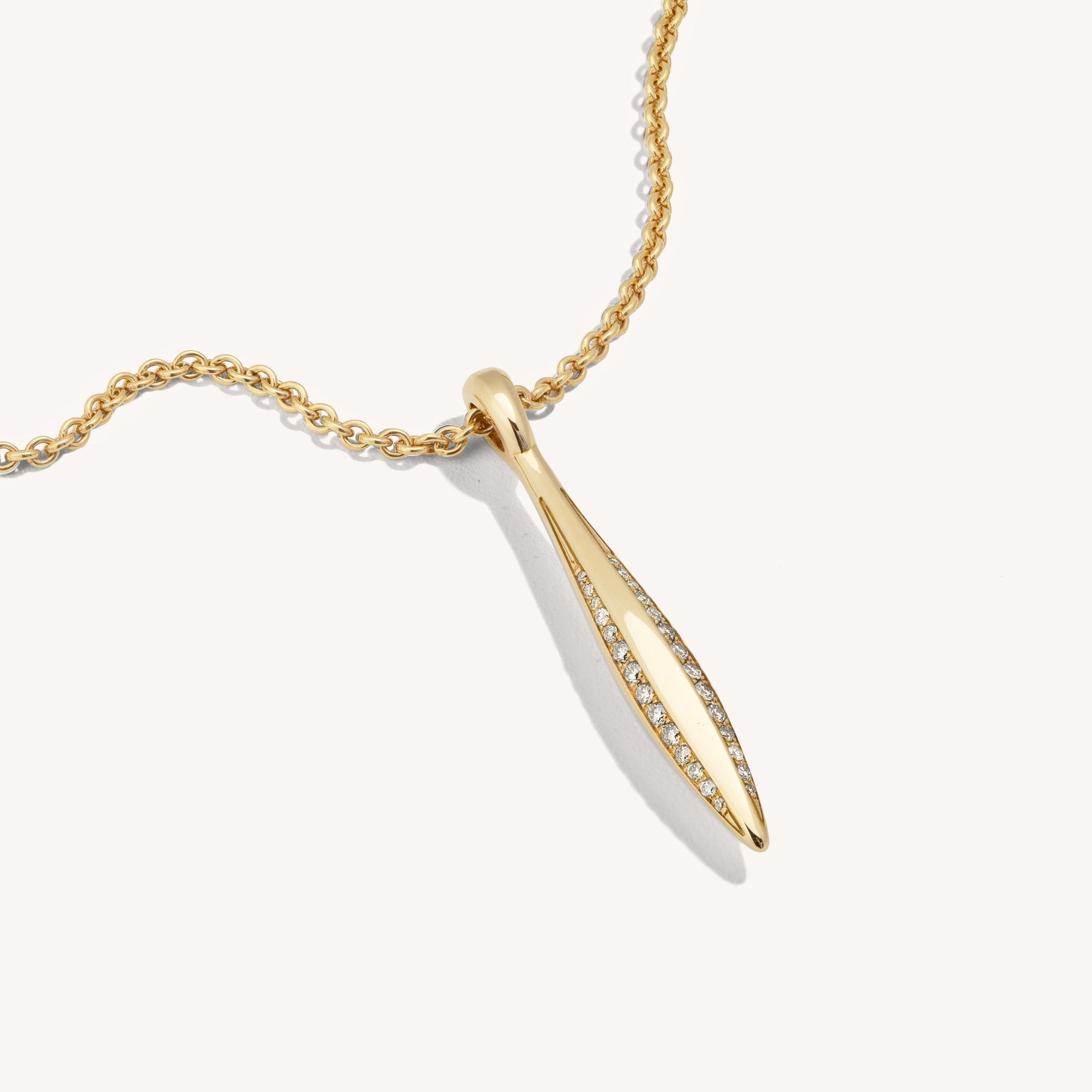 Double Diamond Sword Pendant