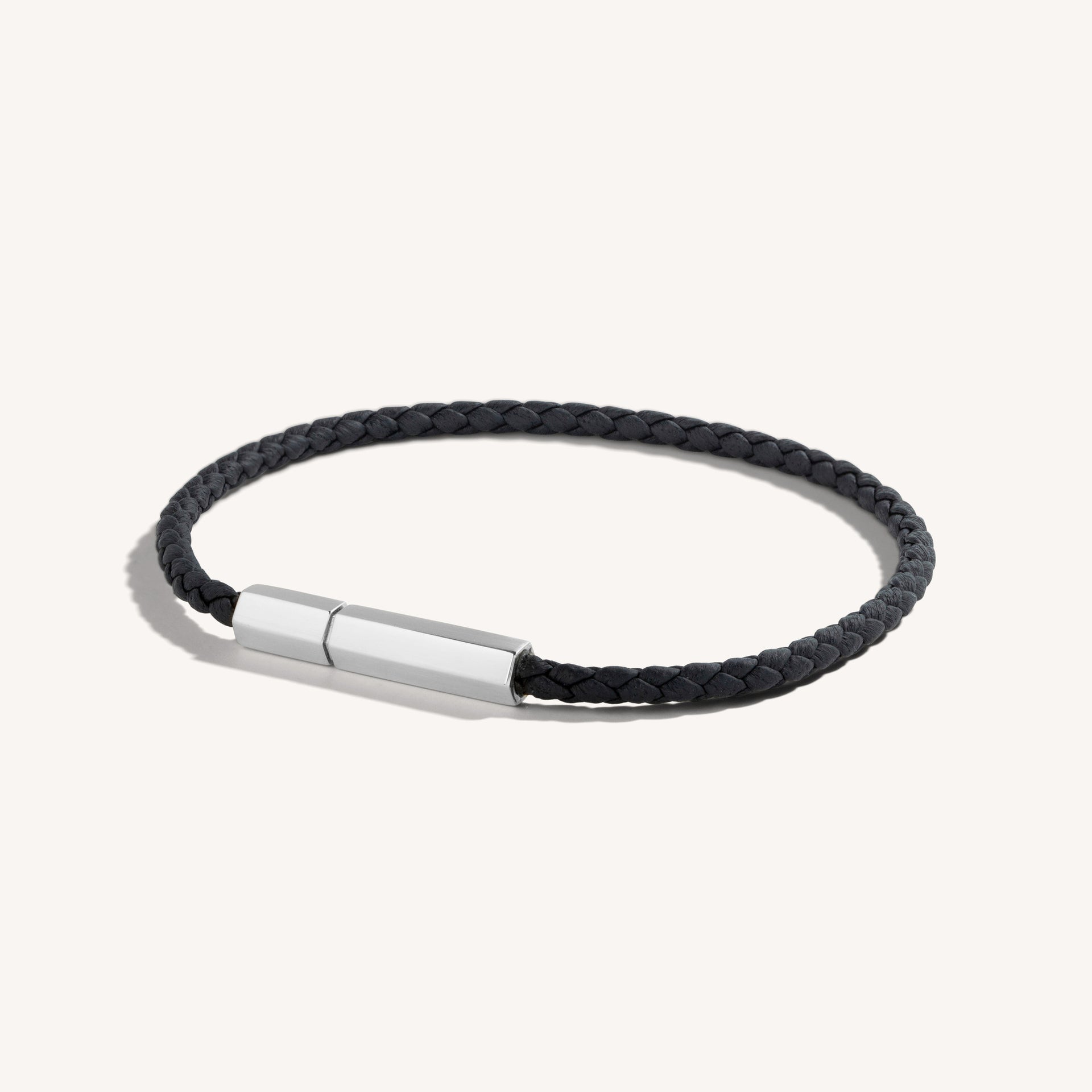 Hexagonal Leather Bracelet